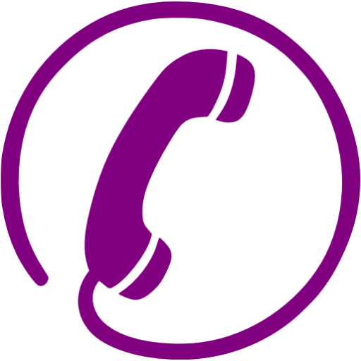Purple Phone Icon
