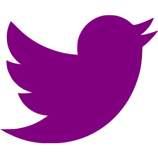 Purple Twitter Icon