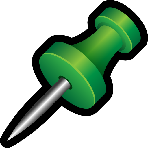 Location, Pin, Map, Push Icon