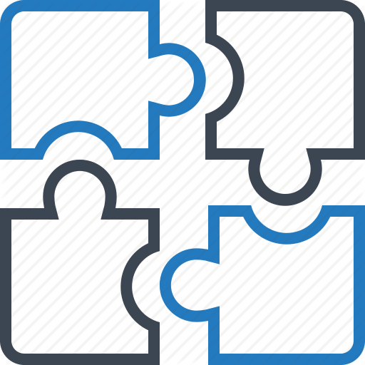 Parts, Pieces, Puzzle, Solution Icon