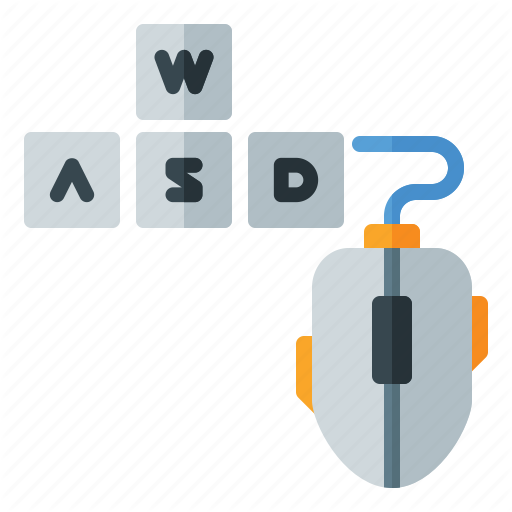 And, Competition, Controller, Game, Keyboard, Mouse Icon