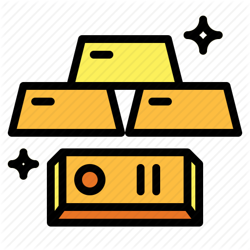 Bank, Business, Gold, Ingots Icon