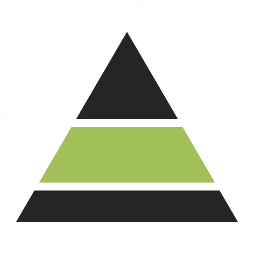 Chart Pyramid Icon Iconexperience