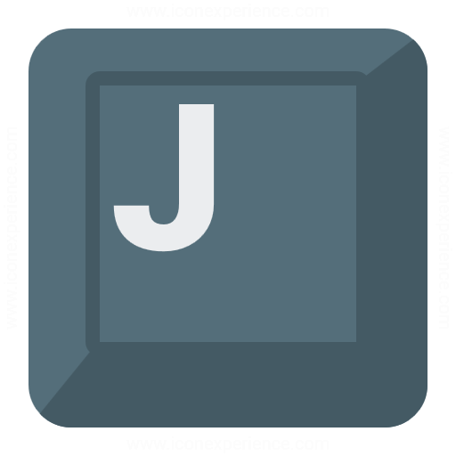Iconexperience G Collection Keyboard Key J Icon