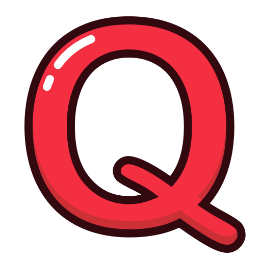 Letter, Red, Alphabet, Q, Letters Icon