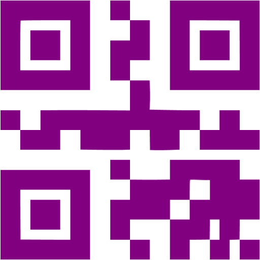 Purple Qr Code Icon