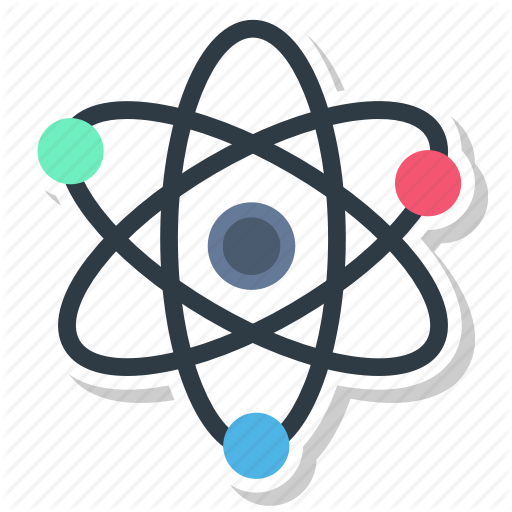 Atom, Molecule, Outline, Physics, Quantum Icon