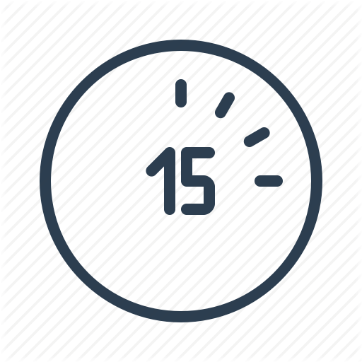 Clock, Hour, Minutes, Period, Quarter, Seconds, Time Icon