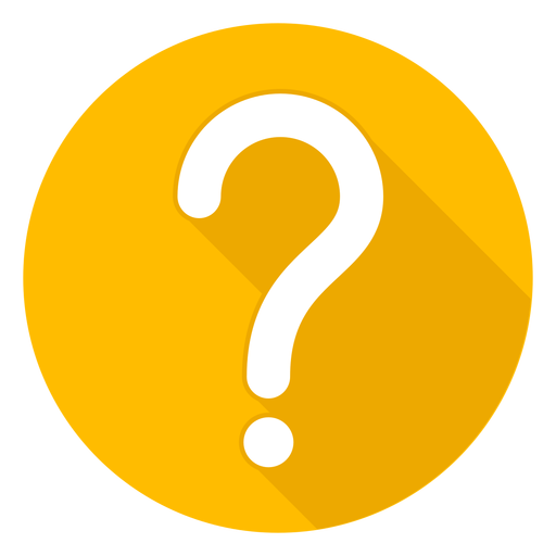 Yellow Circle Question Mark Icon