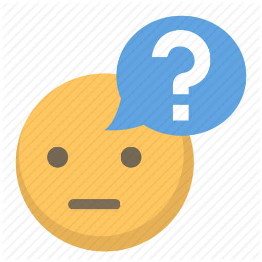 Confused, Emoji, Face, Mark, Question Icon