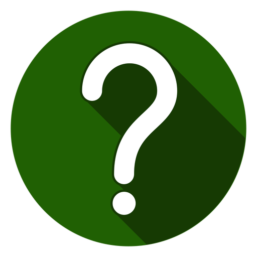 Green Circle Question Mark Icon
