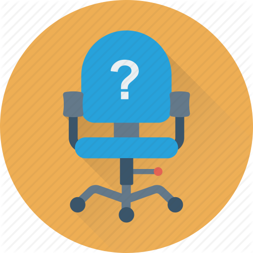 Chair, Hiring, Question Mark, Vacancy, Vacant Icon