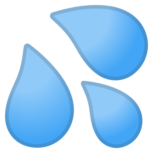 Sweat Droplets Icon Noto Emoji Clothing Objects Iconset Google
