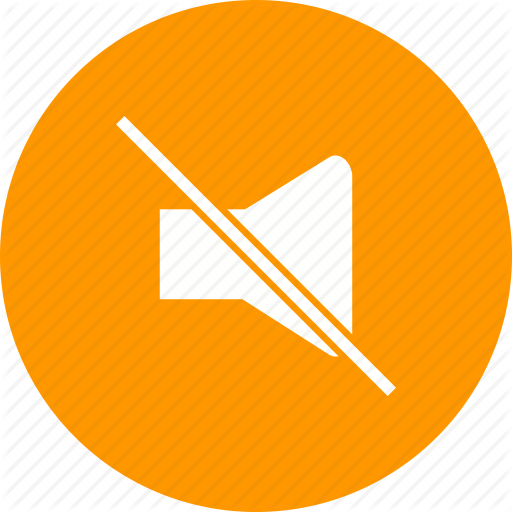 Mute, No, Off, Quiet, Silence, Silent Icon