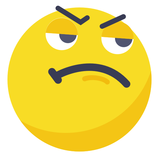 Emo, Emoticon, Serious Icon Free Of Smileys For Fun Icons