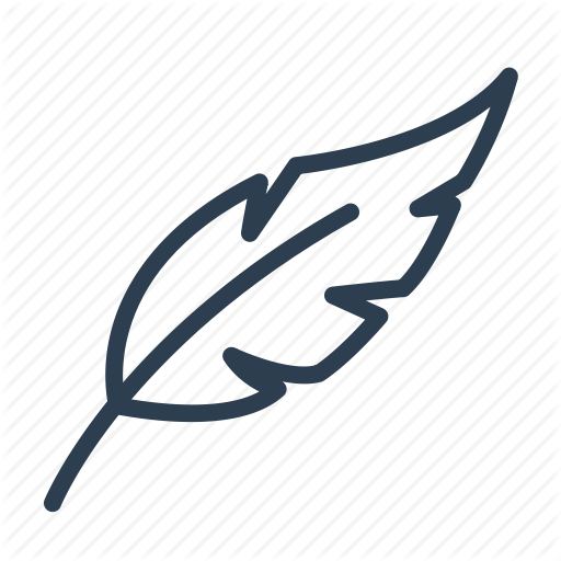 Bird Feather, Feather, Graphic, Ink Pen, Quill Pen, Signature