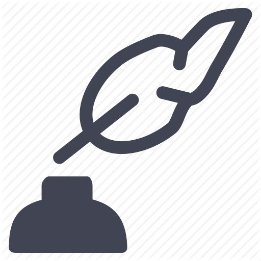 Crime, Feather, Law, Pen, Quill, Write Icon
