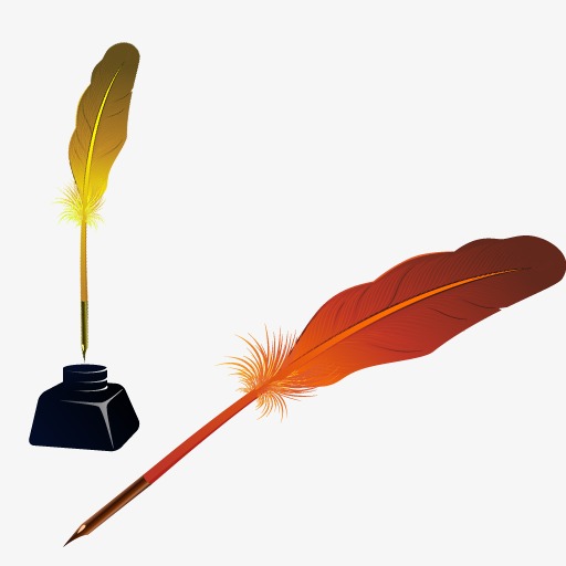 Quill, Two Quill, Pen Png Image And Clipart For Free Download