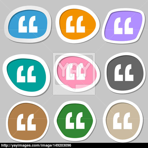 Quote Sign Icon Quotation Mark Symbol Double Quotes