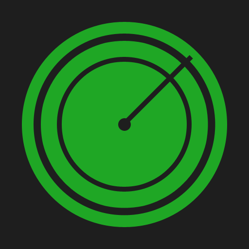 Flat, Radar Icon