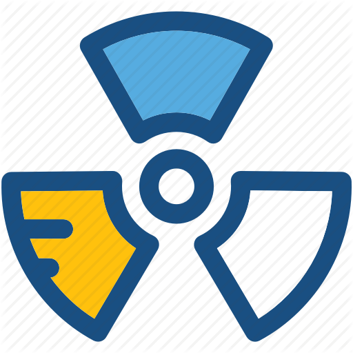 Danger, Nuclear, Radiation, Radioactivity, Toxic Icon