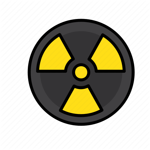 Danger, Nuclear, Radiation, Radioactivity Icon