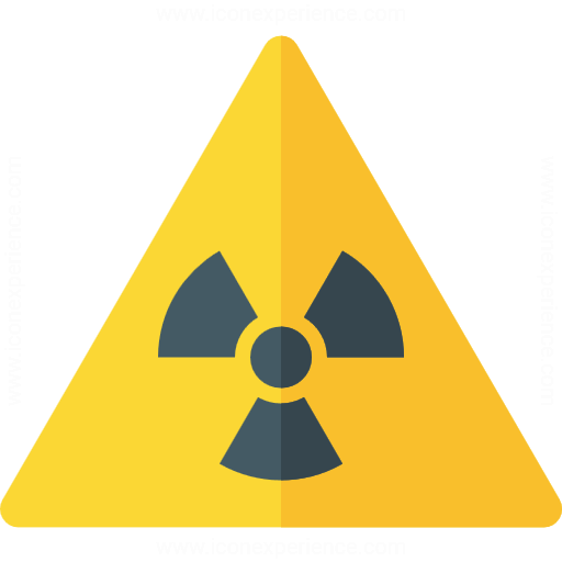 Iconexperience G Collection Sign Warning Radiation Icon