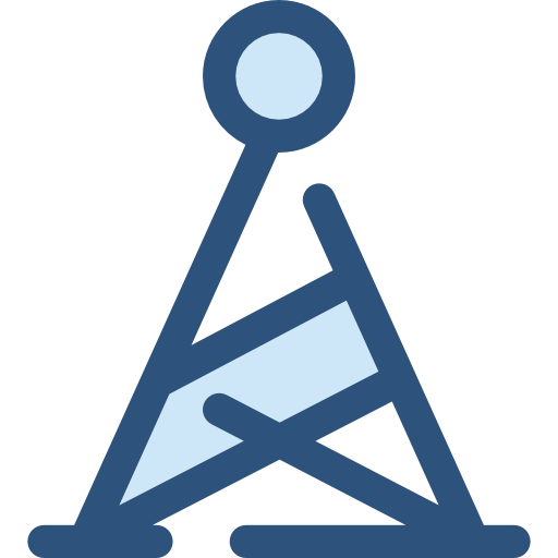 Antenna, Transmission, Tower, Radio, Buildings, Wireless, Signal Icon