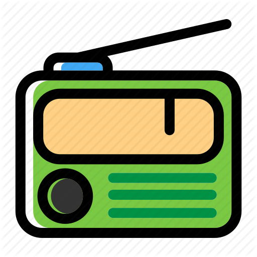 Antenna, Portable, Radio, Transistor, Vintage Icon