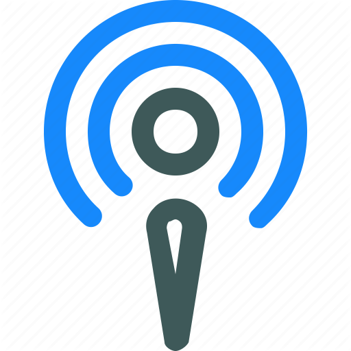 Podcast, Radio, Signal Icon