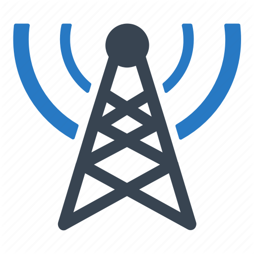 Communication, Radio, Signal, Tower Icon