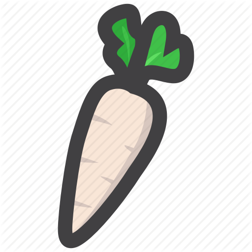 Radish, Root, Vegetable Icon