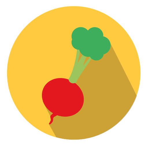 Radish Circle Icon