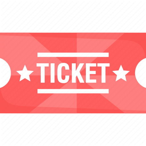 Casino, Raffle, Ticket Icon