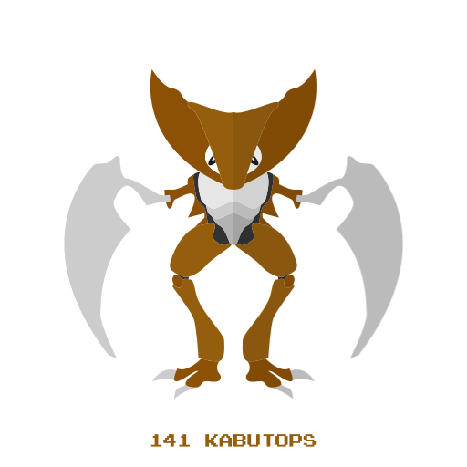 Kabutops, Kanto, Pokemon, Rock Icon