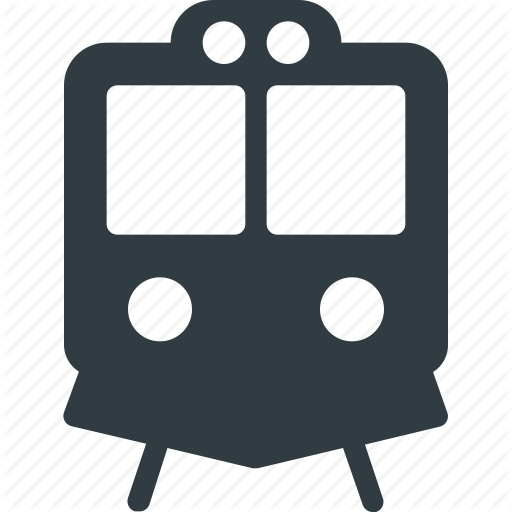 Railroad, Railway, Train, Transport, Transportation, Vehicles Icon
