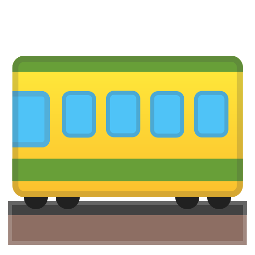 Railway, Car Icon Free Of Noto Emoji Travel Places Icons
