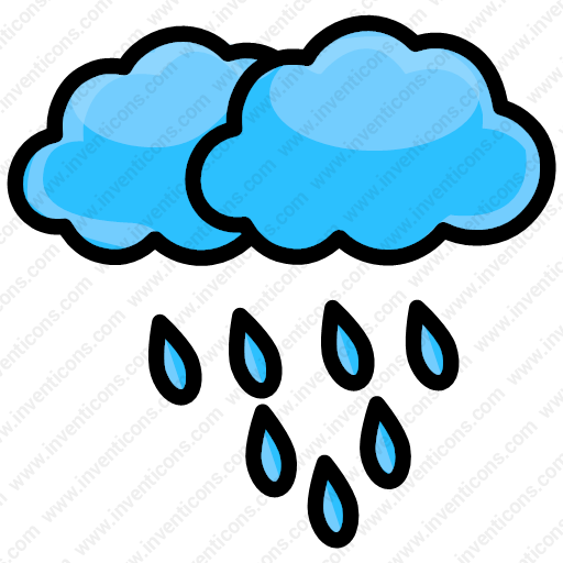 Download Rain,drop,rain,forecast,cloud Icon Inventicons