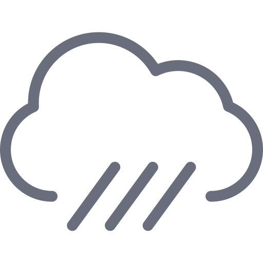 Rainy, Weather, Rain, Cloud Icon