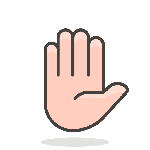 Raised, Hand Icon Free Of Free Vector Emoji