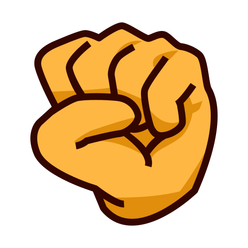Raised Fist Emoji For Facebook, Email Sms Id
