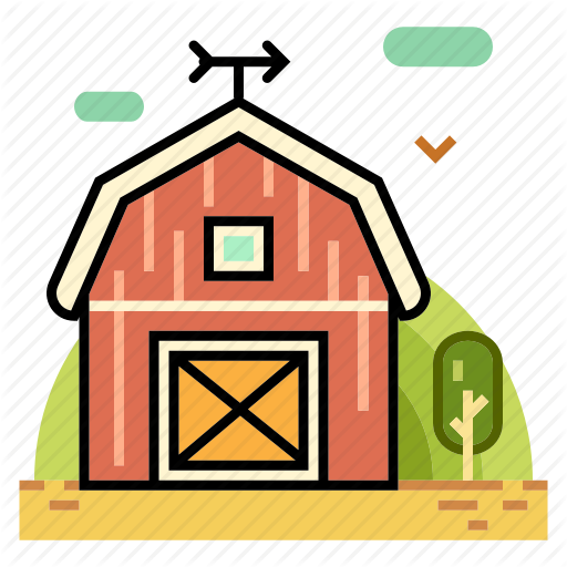 Agriculture, Barn, Farm, Field, Fresh, Harvest, Ranch Icon