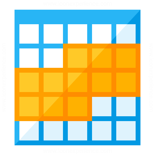 Iconexperience G Collection Table Selection Range Icon