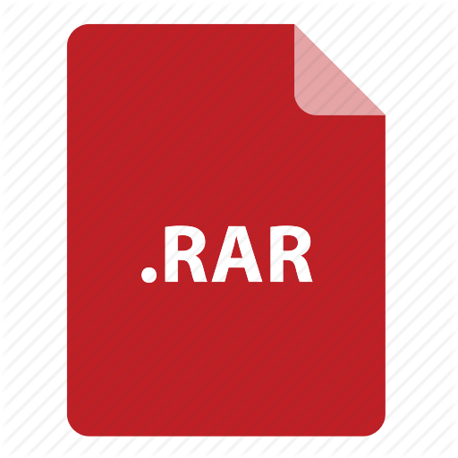 , Extension, Format, Type, Rar Icon