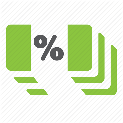 Bank, Currency, Finance, Loan, Money, Percent, Rate Icon