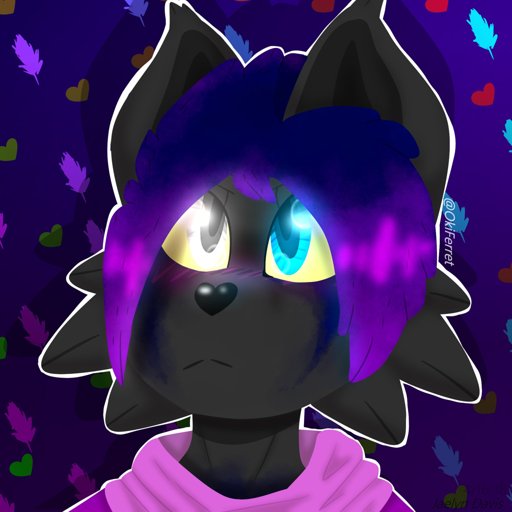 Lineless Raven Icon Wolf Canine Amino Amino
