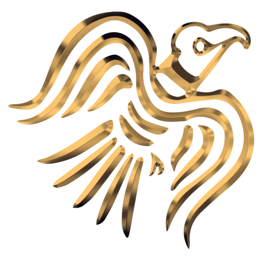 Cropped Raven Site Icon Brass