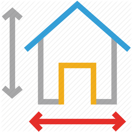 Arrows, Directions, House, Real Estate Icon