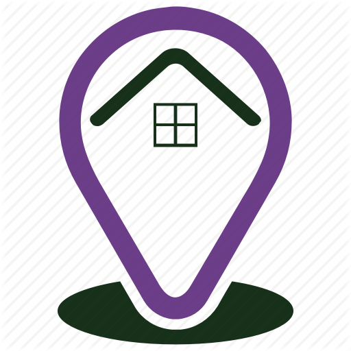 Navigation, Pin, Real Estate Icon