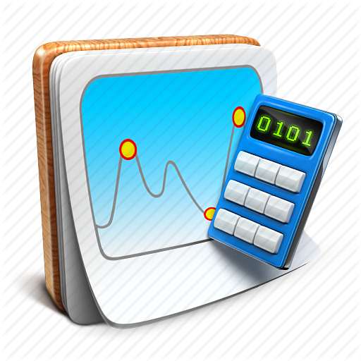 Calculator, Chart, Notepad Icon